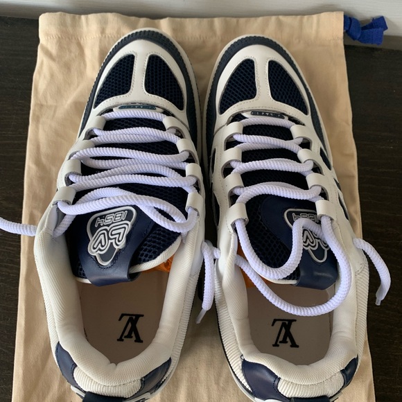 Louis Vuitton Skate Sneaker Blue Mens LV Sz 10 - Picture 5 of 14